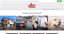 Desktop Screenshot of abcclassificados.com.br