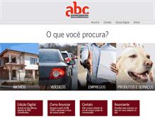 Tablet Screenshot of abcclassificados.com.br
